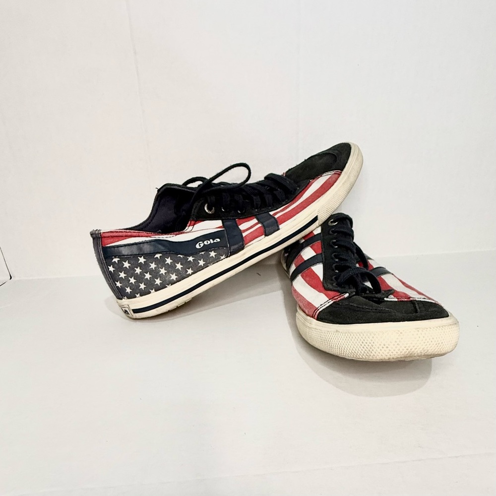 Gola Kids Star-Spangled Sneakers - Black, Red, White